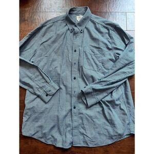 LL Bean Mens Casual midweight Button Down Long Sleeve Size XL